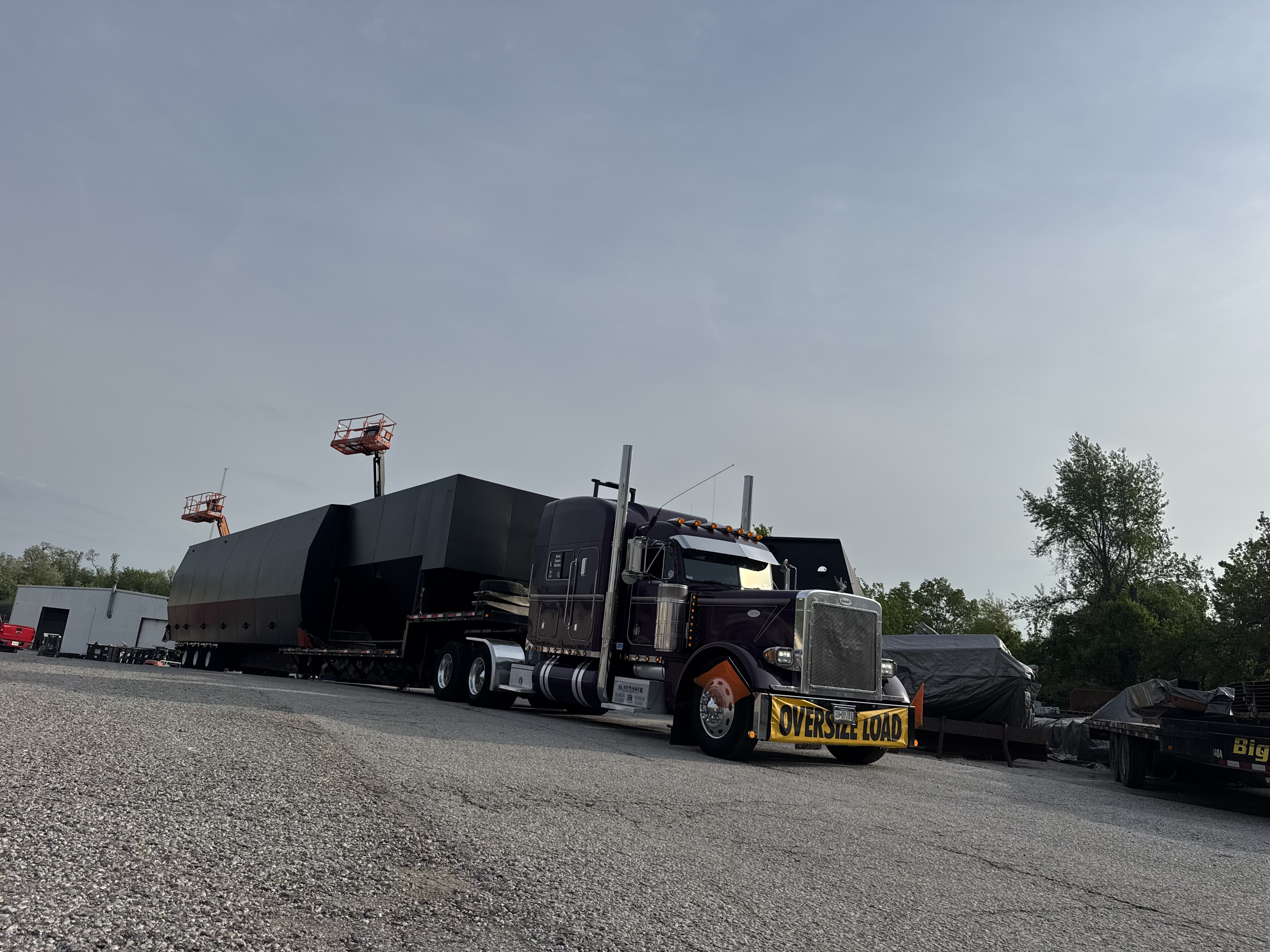 Carrier truck and equipment