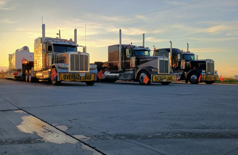 Carrier equipment and freight staging